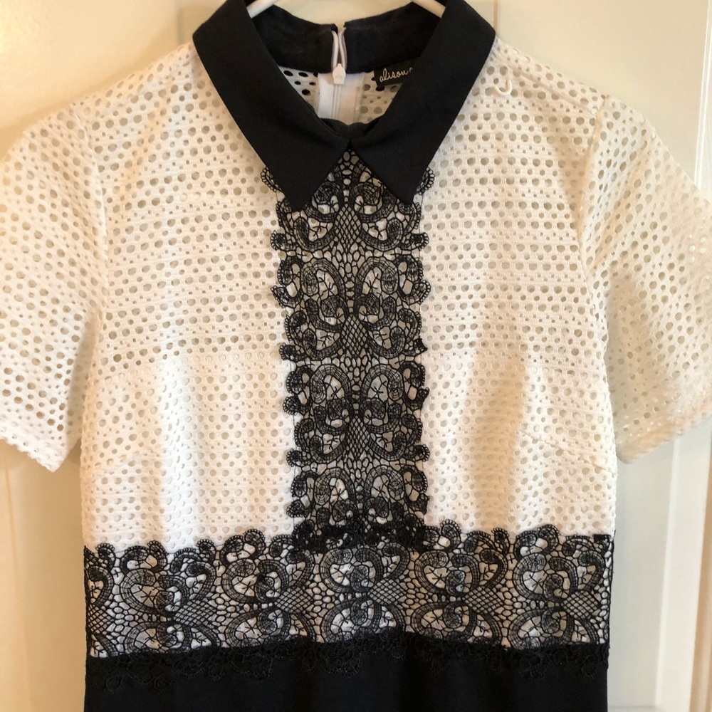 Black and white dress